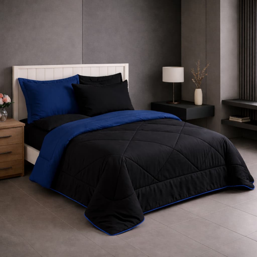 Edredom Casal Cobertor Queen Dupla Face 2.20x2.40 Ternura