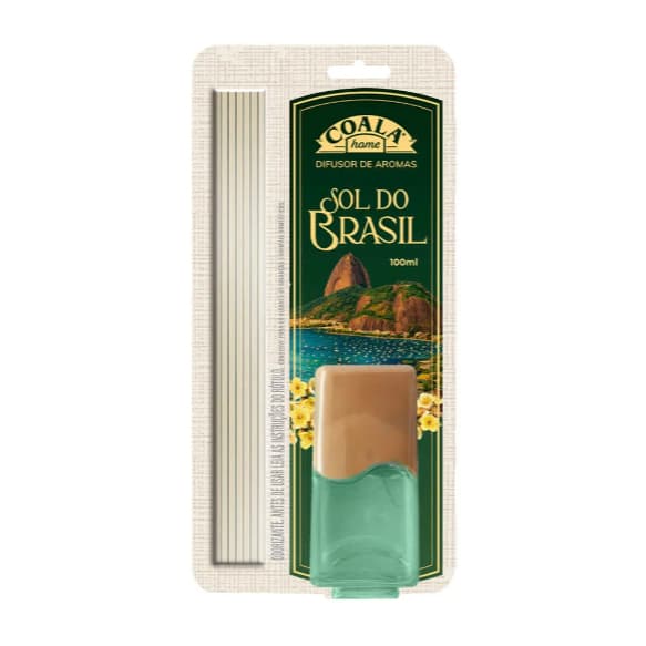 Difusor Coala Sol Do Brasil Novo Cheiroso 100ml Aromatizador De Ambiente Aromatizante Para Casa