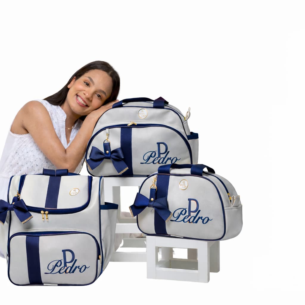 Bolsa Maternidade Personalizada Menino Kit Bolsa Maternidade Personalizada Nome do Bebê