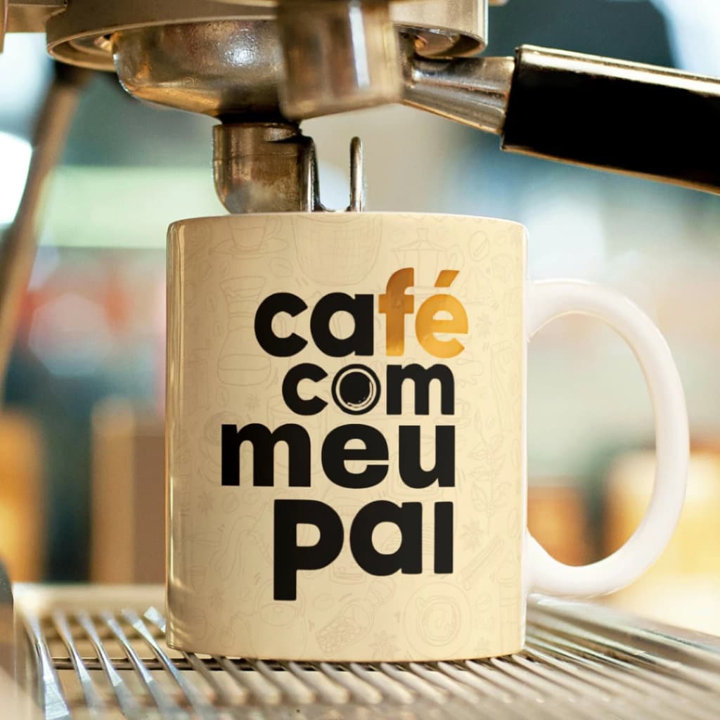 Caneca café com opai, caneca gospel, caneca para presentes, canecas personalizadas