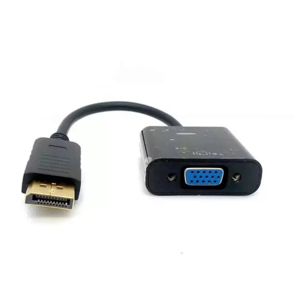 Displayport dp para vga cabo adaptador porta de exibição para projetor dtv tv hdvd portátil dp macho para vga fêmea pc
