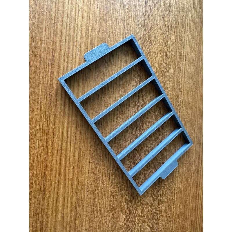 Marcador de fatia de bolo - forma 10 x 17 cm- 6 cavidades
