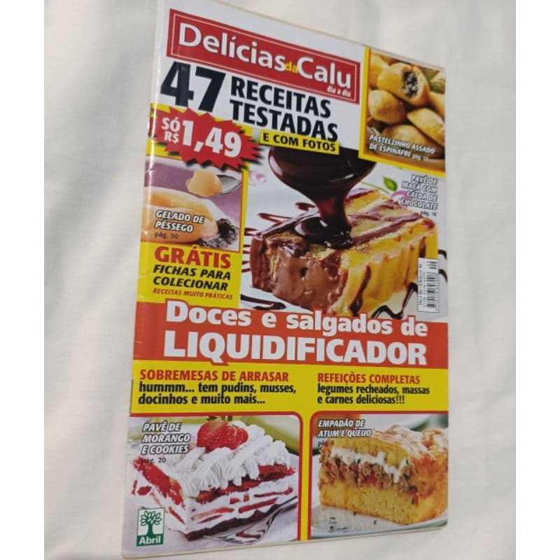 Revista doces e salgados de liquidificador - 47 receitas