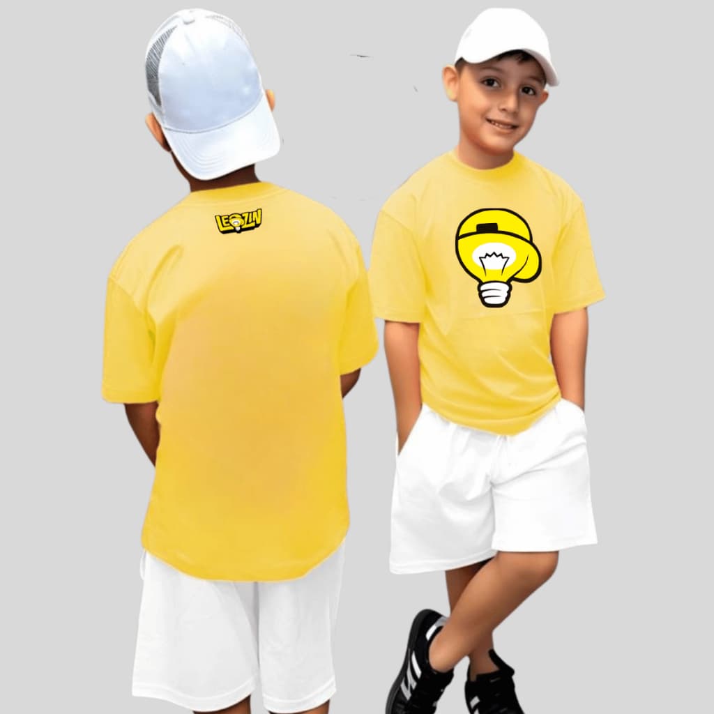 Emilly Vick Camisa Camiseta Infantil Robson Rato Leozin Lampada Void Raio Katlen Foguete Emili Emily