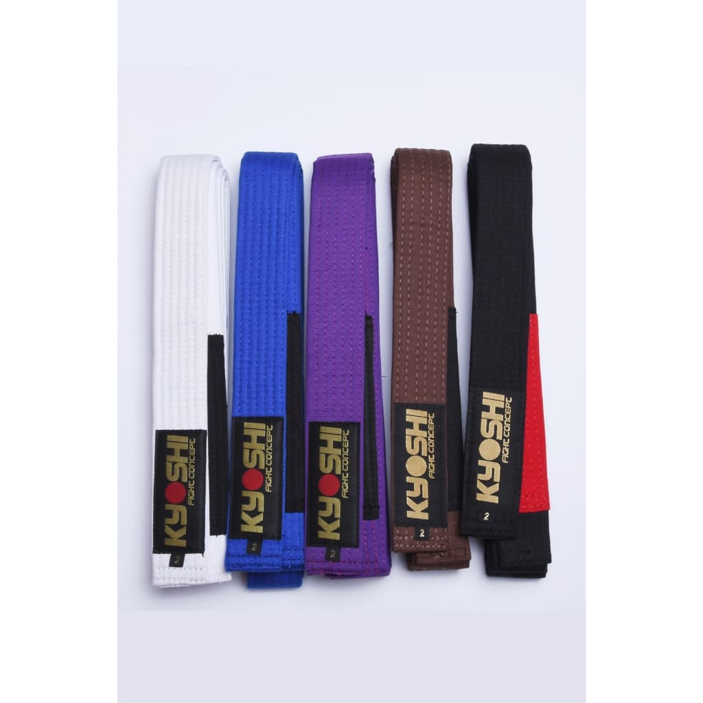 Faixa Jiu Jitsu Padrão C/ Ponteira Kyoshi