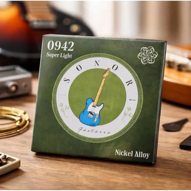 Corda De Guitarra Sonori Jogo 009 Encordoamento Nickel Alloy
