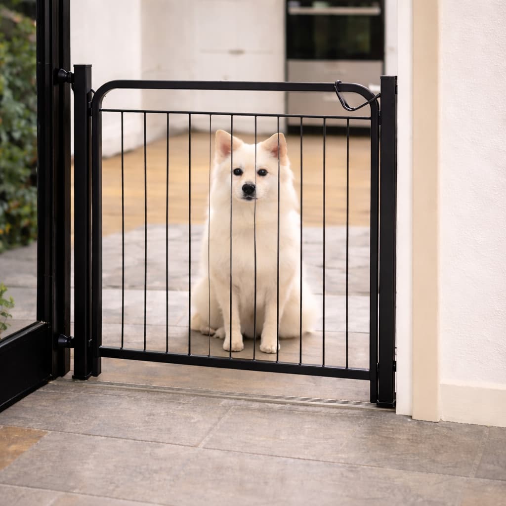 Portão Aramado Pet de Proteção Com Extensor Segurança Grade 69 cm Cachorro Cercado Portátil