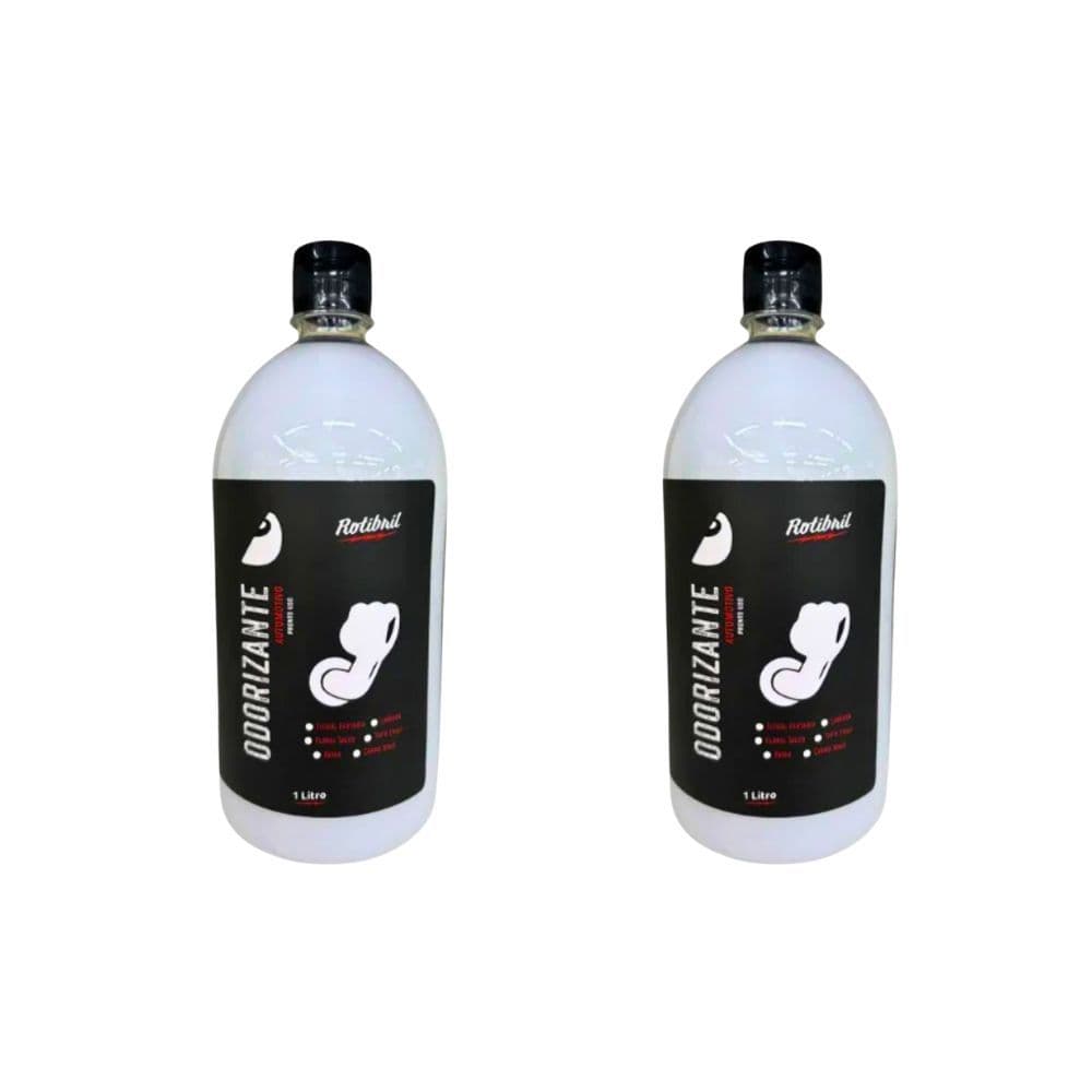 Kit Com 2 Aromatizantes Odorizante Automotivo 1 litro Cheirinho de Carro Novo