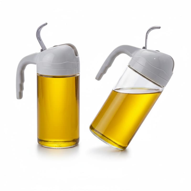 Dispenser Vidro 630ml Dosador Tampa Pratico Azeite Oleos Gourmet