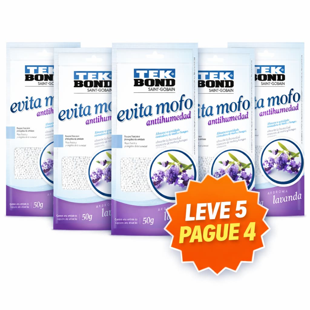 Anti Mofo Secar Gel 50g - Leve 5 Pague 4 - Desumidificador Original Lavanda