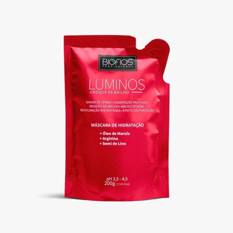 Refil Máscara Luminos Choque de Brilho - Hidratação Profunda - 200g