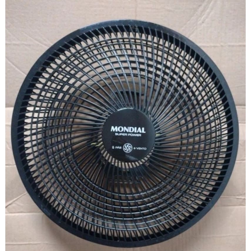 Grade traseira e dianteira Helice Mondial 30cm preto e branco VSP-30