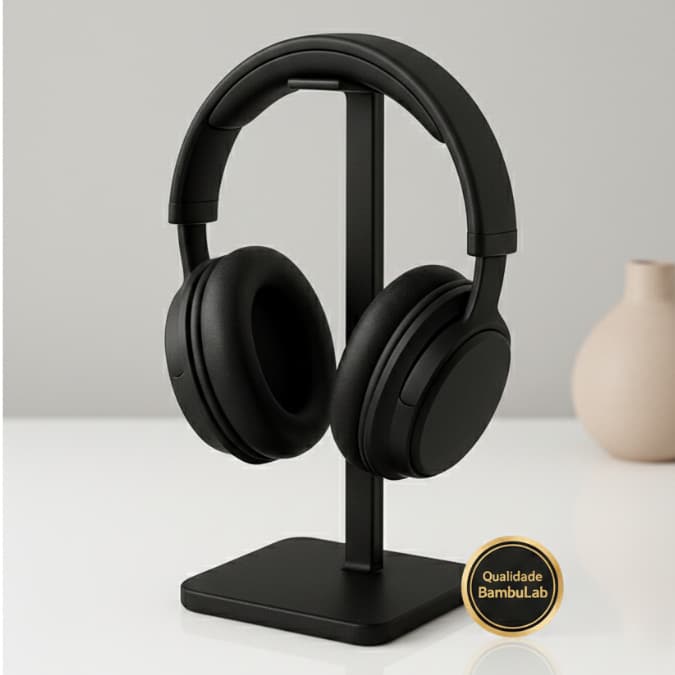 Suporte 3D Premium para Headset Gamer – Base Forte – Exclusivo