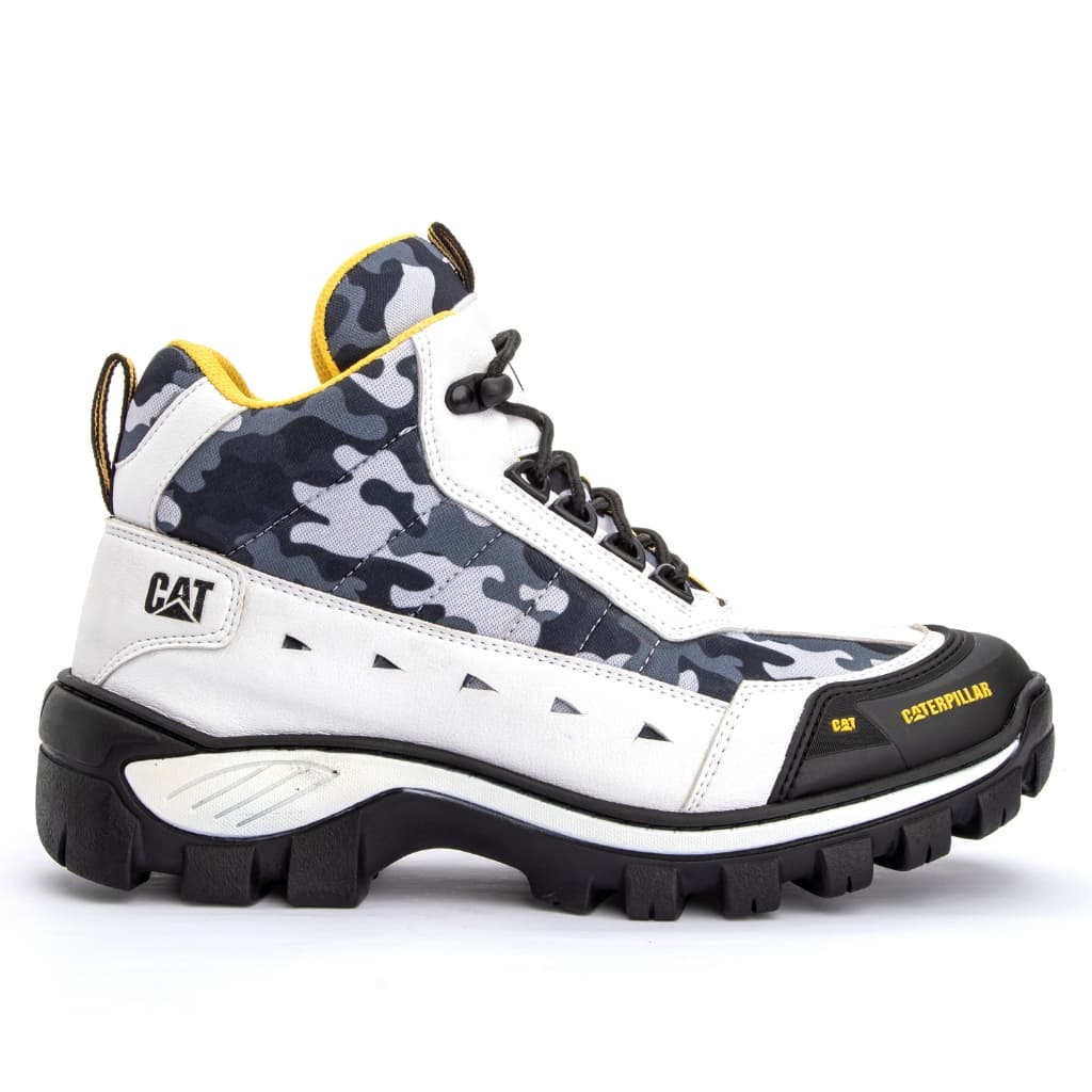 KIT 2 Tenis Coturno Masculino Trabalho Caterpillar Bico PVC Mesma Numeração