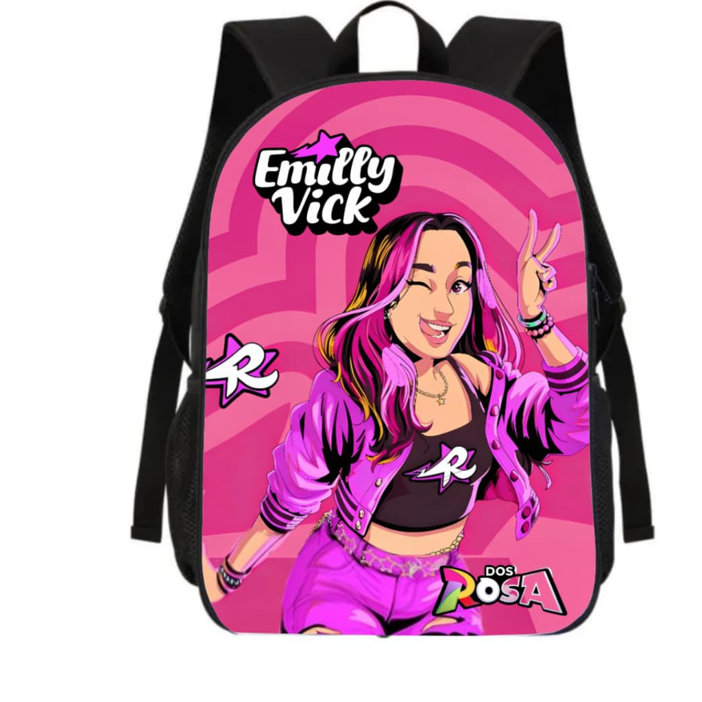 Material Escolar Mochila Lancheira Estojo Emilly Vick
