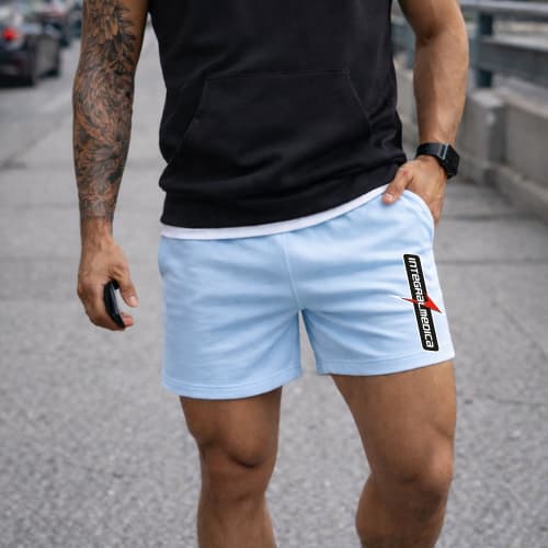 Bermuda Leve Confortável Seca Rápido Short Curto Moletom Sport Treino Intenso Masculino Fitness Academia Integra