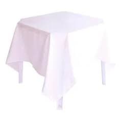 Toalha De Mesa 1,50 X 1,50 Branca em Oxford para dia dia festas buffet
