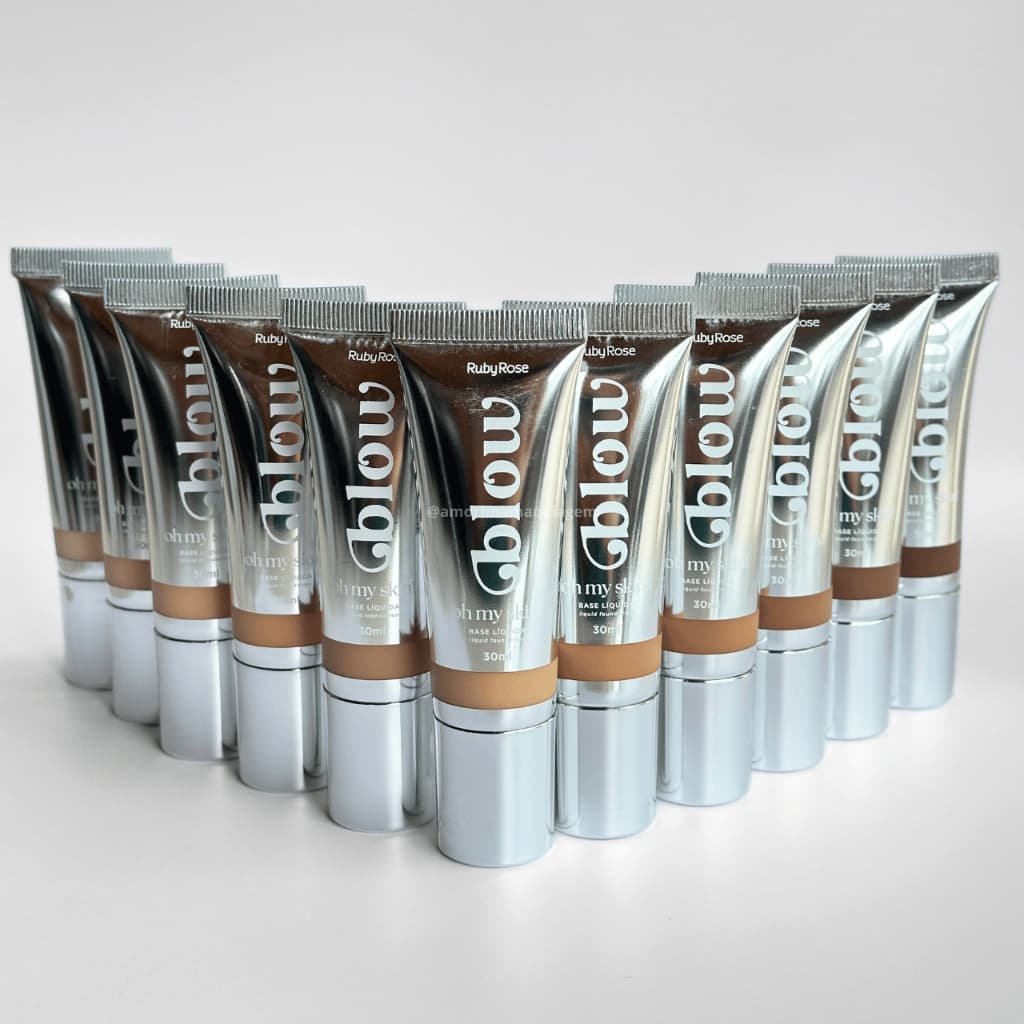 Base Líquida Oh My Skin Linha Blow Ruby Rose - Cobertura Média