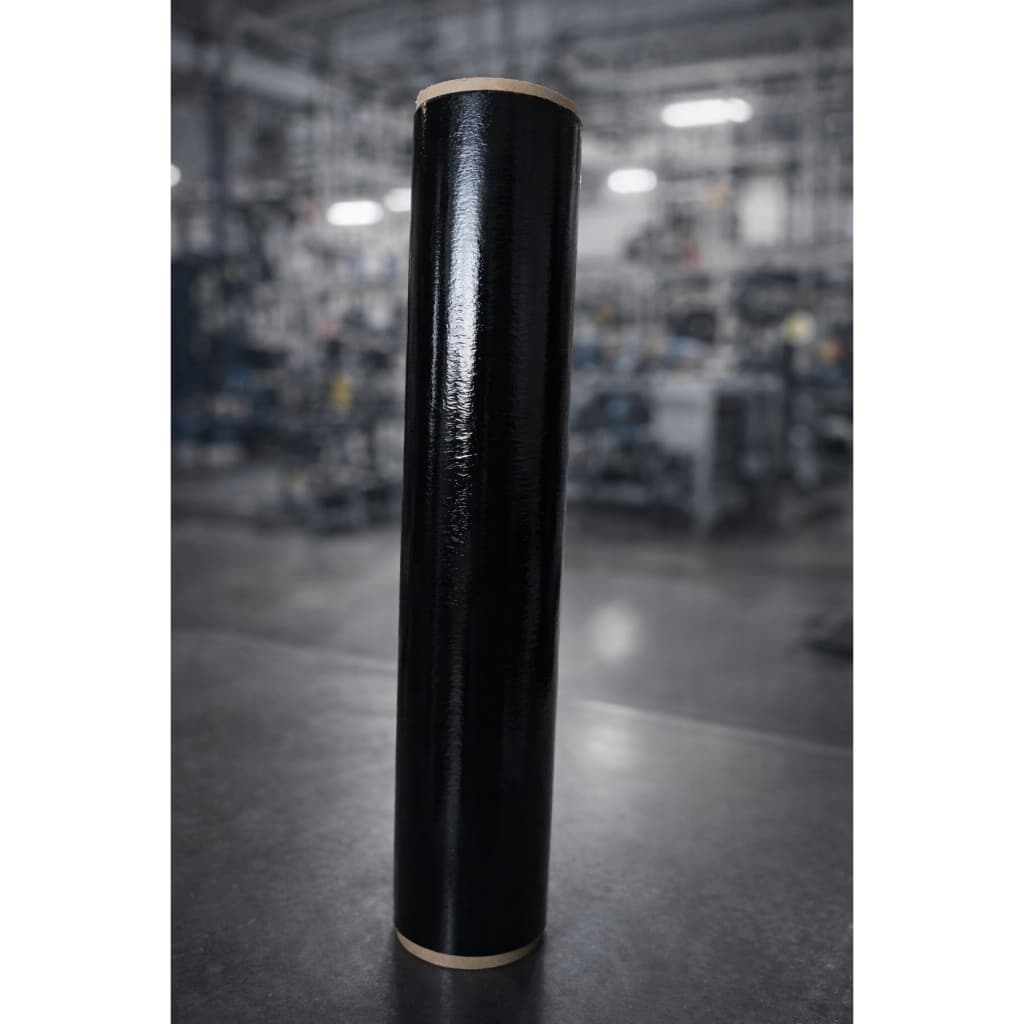 Bobina Filme Stretch Preto Rolo Plástico 50cm X 20 Micras -  Para Embalagem, Mudança, Paletização e Correios