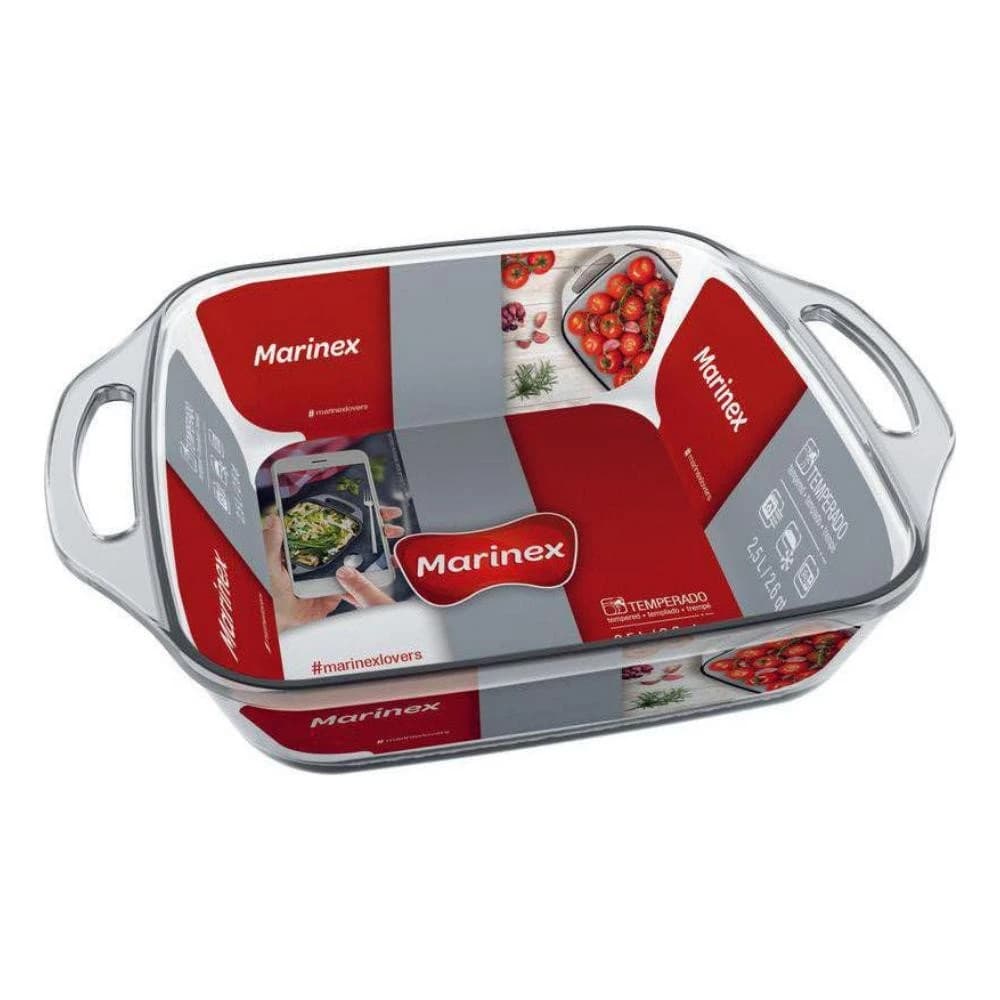 Assadeira Quadrada Seletta Marinex Nadir Temperado 2,5LT