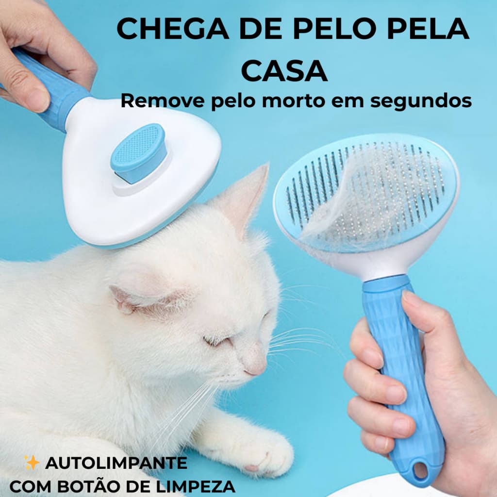 Escova Removedora De Pelo  Gato e Cachorro Pet Rolo Removedor tira pelos pet Escova Rasqueadeira