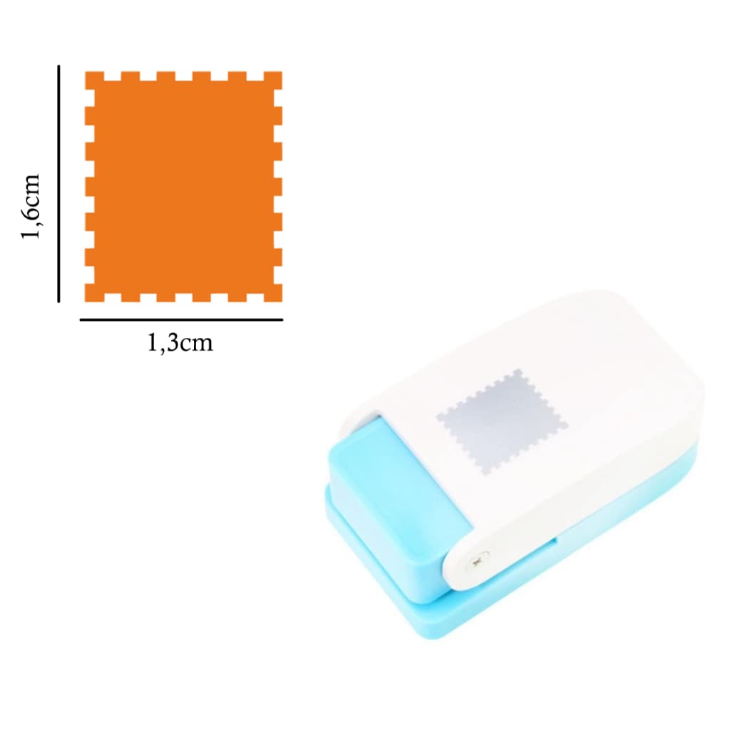 Mini Furador Scrapbook Para Papel e EVA - Selo 1,6cm x 1,3cm