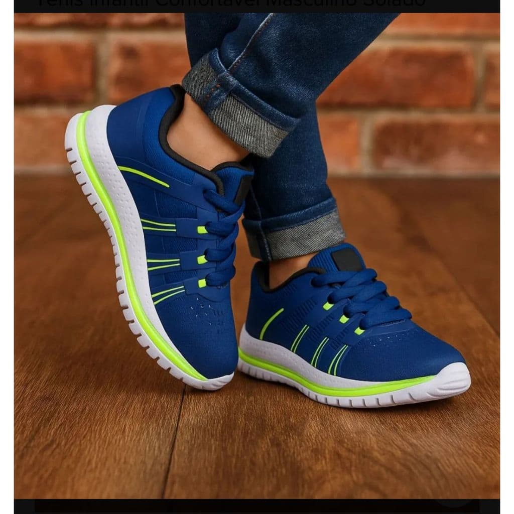 Tênis Infantil Masculino Casual Leve Escola