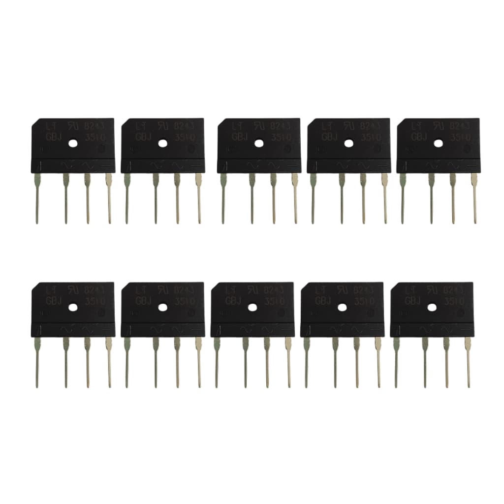 Kit com 10 Peças Ponte Retificadora GBJ3510 35A 1000V Diodo Novo Original - SEP - - Alta tensão