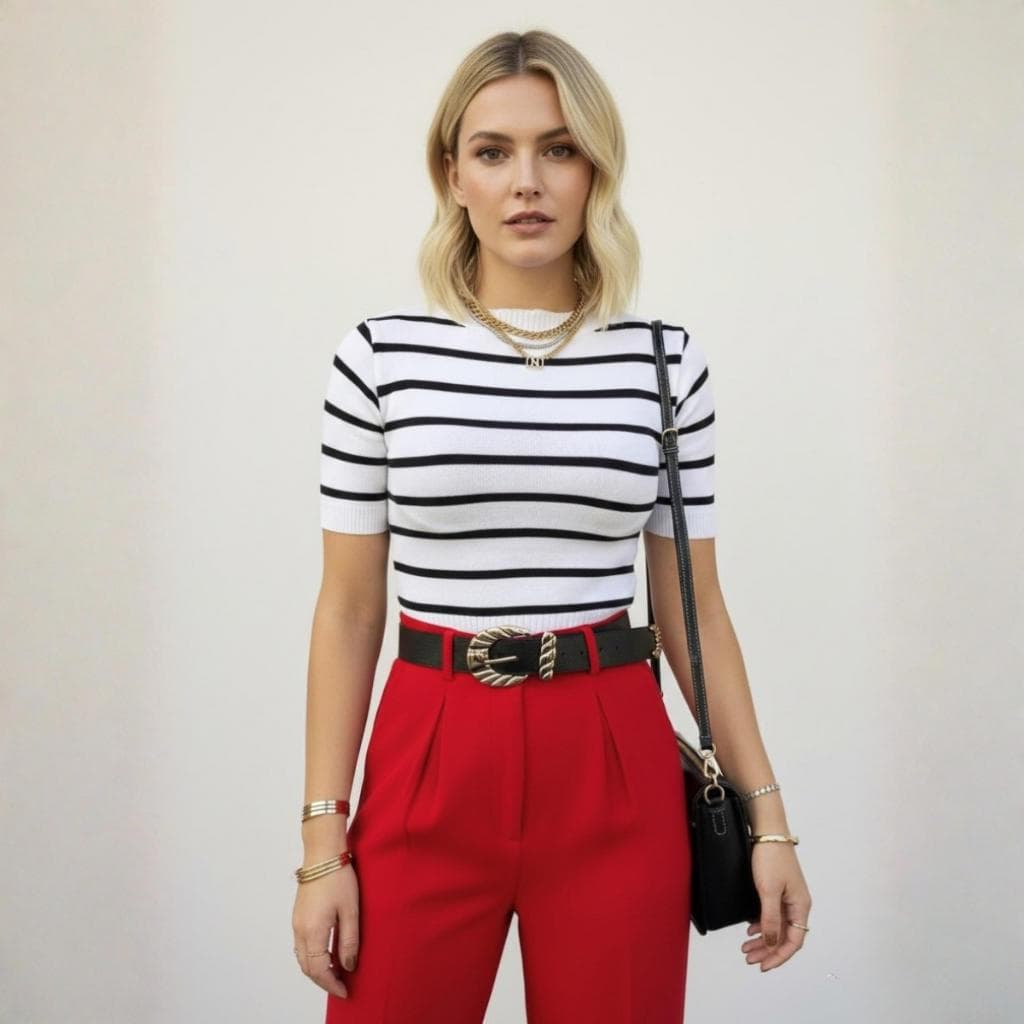 T-shirt Feminina Casual Premium Tricot Tendência Verão Luxo Elegante