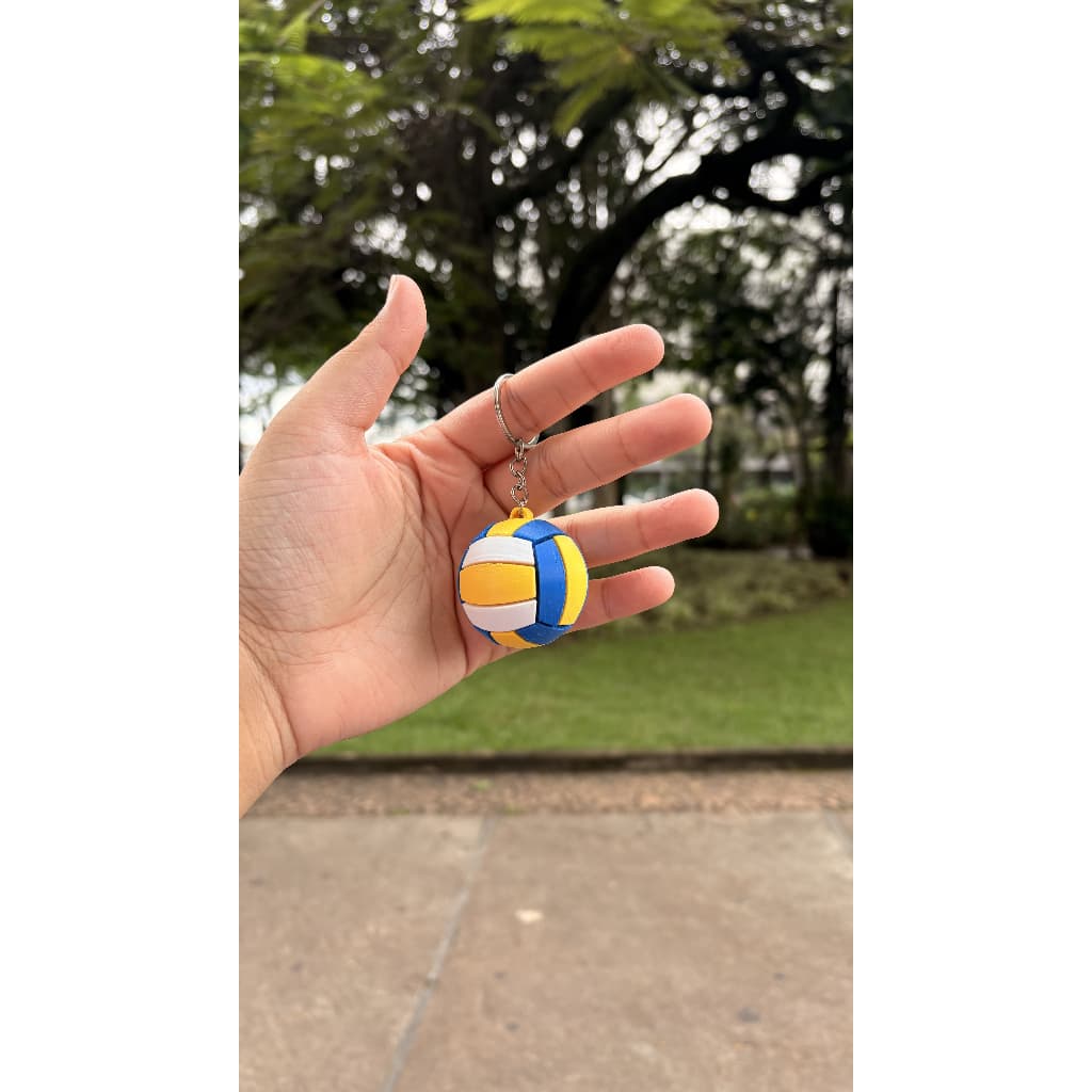 🏐 Chaveiro Bola de Vôlei - Paixão pelo Esporte em 3D ✨