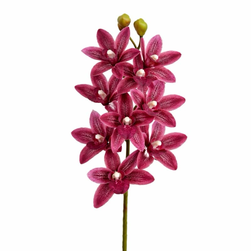 Haste Orquídea Luxo Realista Decorativa Flor Artificial Premium  Arranjos Sofisticados Casa