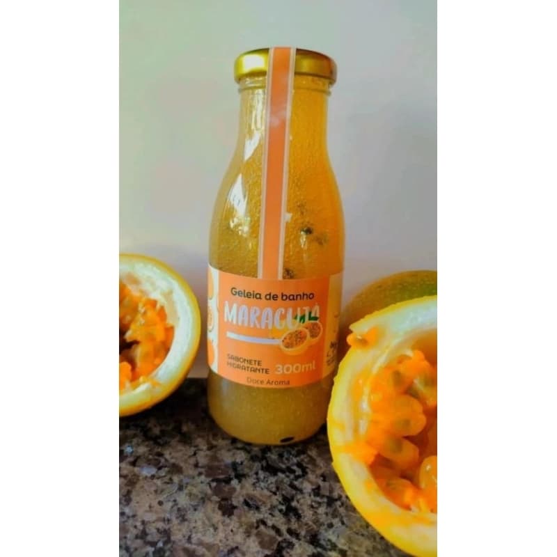 Geleia de Banho Maracujá 300ml - Sabonete Hidratante Gourmet