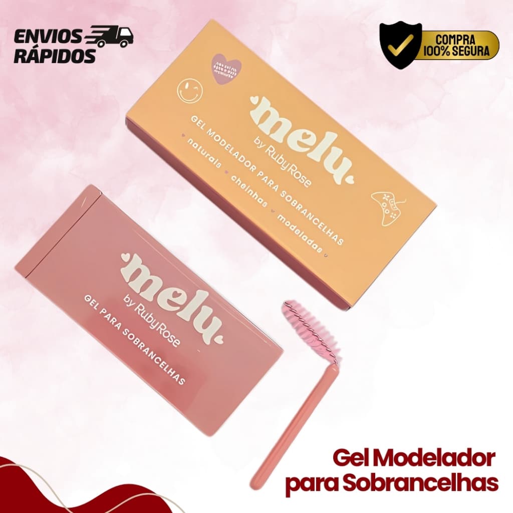 Gel Sobrancelhas Modelador Melu Incolor À Prova D'água 10g Incolor