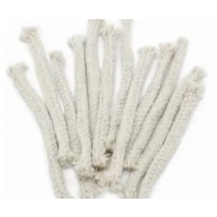 Pavio para Lamparina Hanau  Grosso  6.0mm c/ 10 un  CPOH