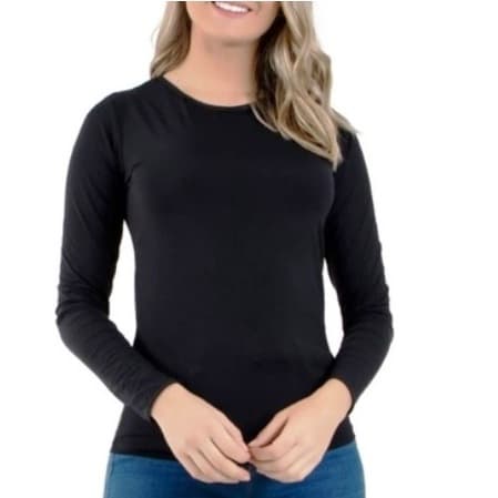 BLUSA FEMININA SEGUNDA PELE - GOLA REDONDA (REF136)