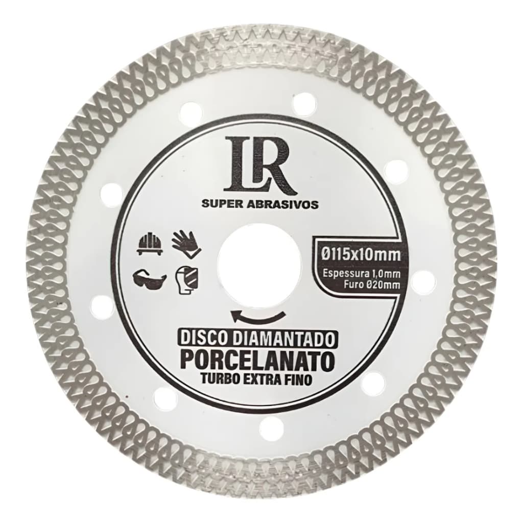 Disco de Corte Diamantado 115 mm x1,2 mm Rede Ultra Fino Corte Porcelanato Pisos Vidro Garrafa Copos
