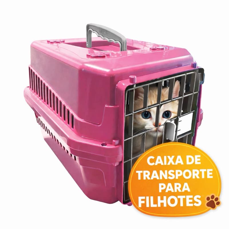 Transporte Pet Seguro e Confiavel Caixa de Transporte Pet para Cães e Gatos