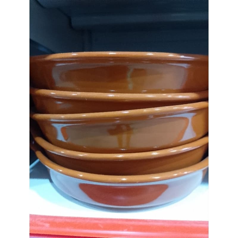 TRAVESSA REDONDA C/ABA 22CM GENI PORCELANAS