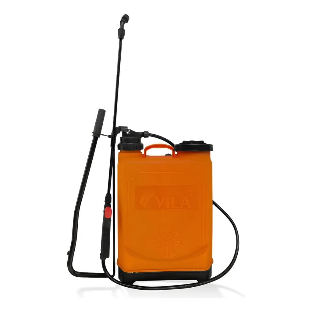 Pulverizador Costal Laranja 12l Compressão Manual Laranja
