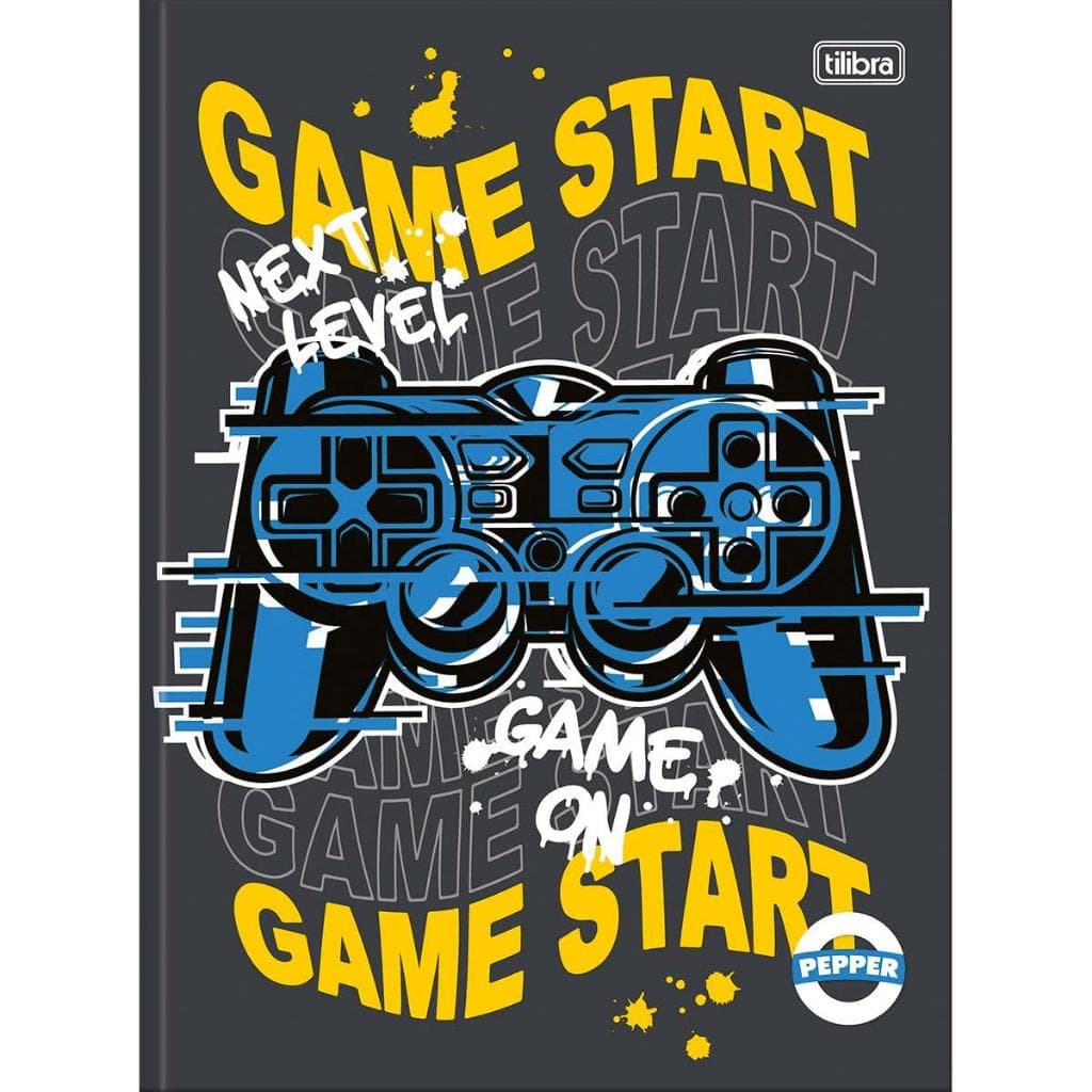 Caderno Gamer Brochura Tilibra Pepper – 80 Folhas