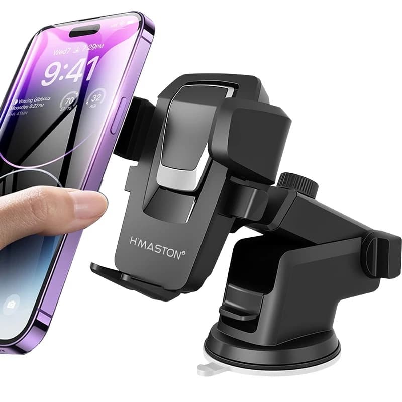 Suporte Celular Veicular Carro Automóvel Saída Ajustável 360° para ventilação/painel/para-brisa