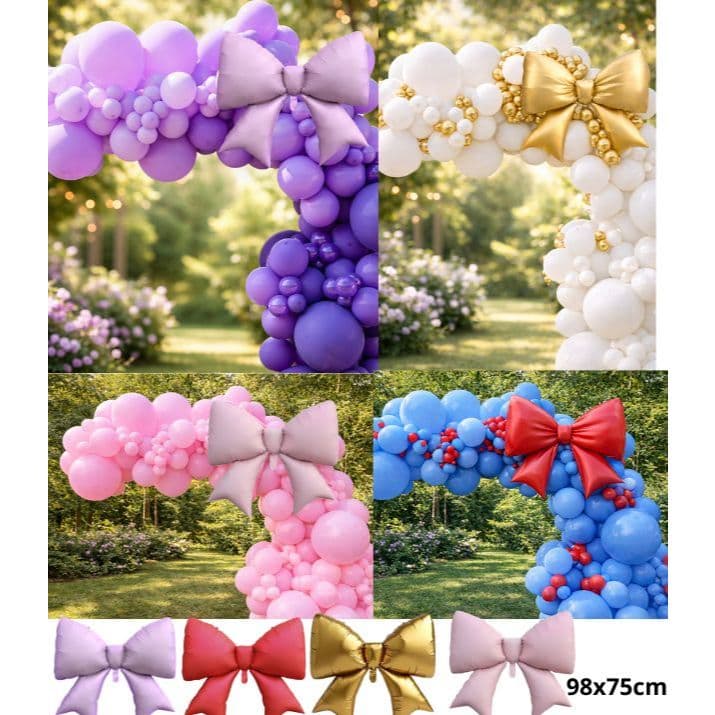 Balão Laço várias cores 98x75cm