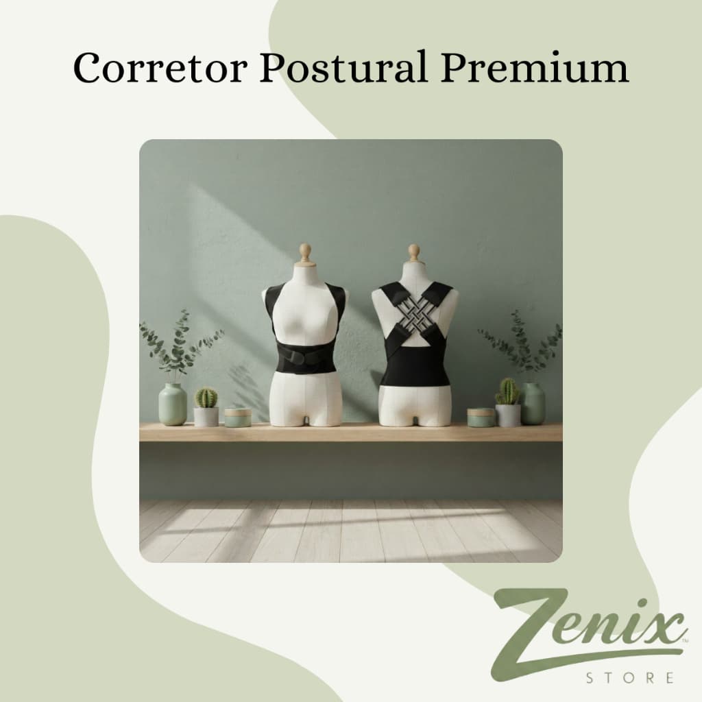 Cinta Corretor Postural Ortopédico Coluna Lombar Reforçado Com Hastes Masculino Feminino