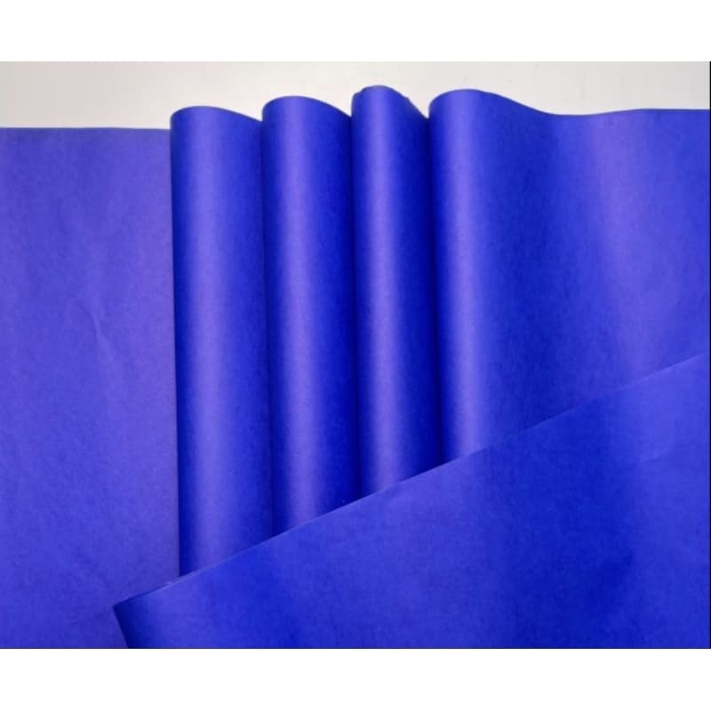 Papel de Seda 50x70 Azul Escuro  C/ 100 un, embalagem roupa,doces rococó, pipas embrulhos;