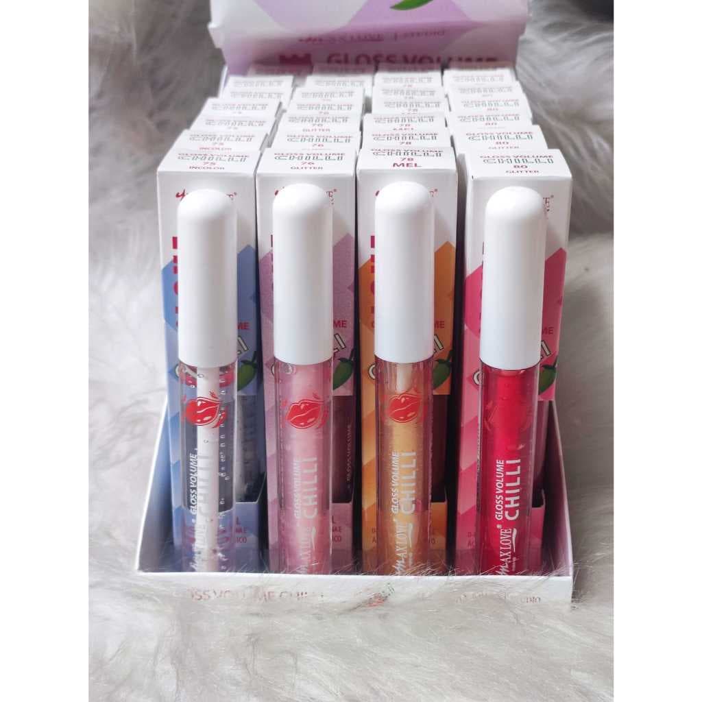 Box Display Lip Chilli 01 (28 und + Provador) - Max Love