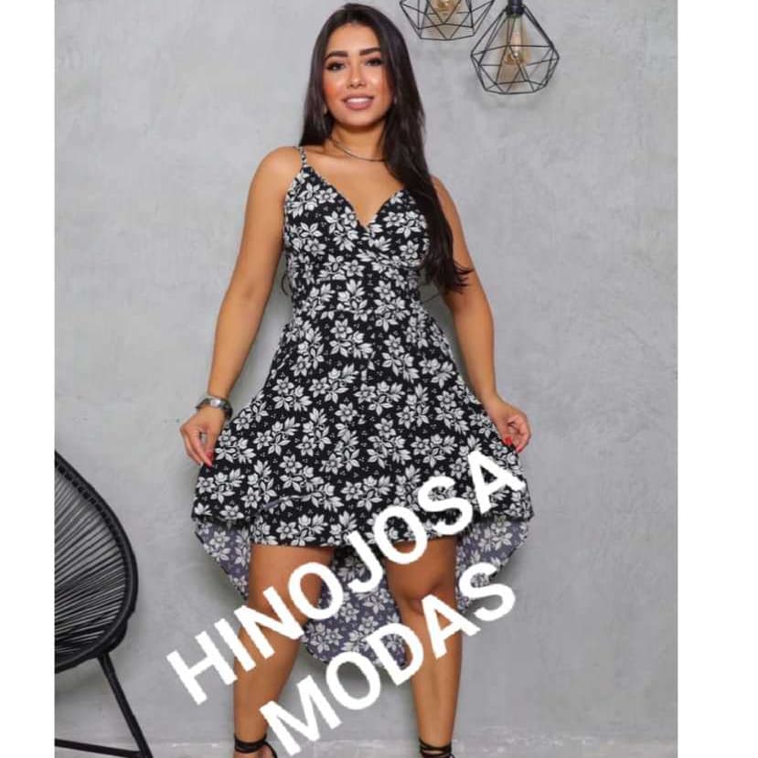 Vestido Duna Camadas  Saia Calda Sereia  Alca Fina Feminino