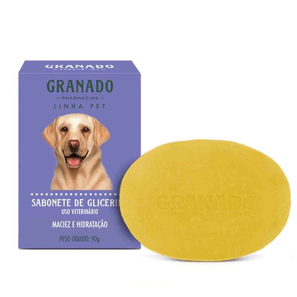Sabonete Glicerina Granado para Pets 100g - Limpeza Suave e Vegano