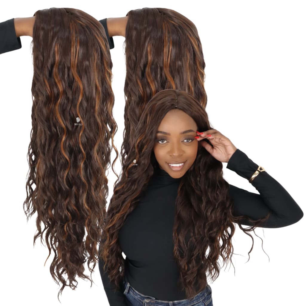 Kit 2 Perucas Wig Yan Hair Toque Macia/ Para O Uso Diario/Semelhante Ao Humano /Leve E confortavel
