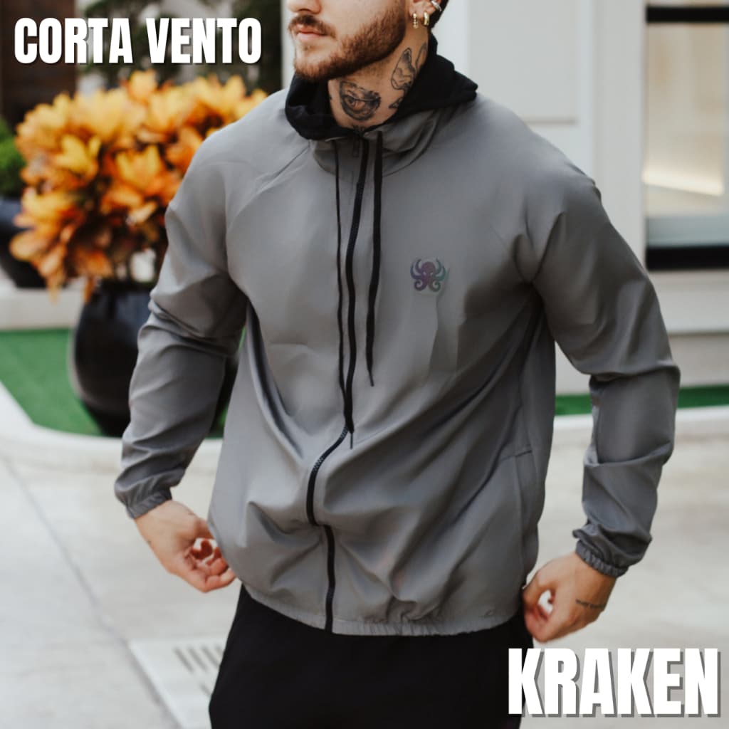 Corta Vento Masculino Kraken ,Leveza, Proteção e Estilo em Qualquer Clima