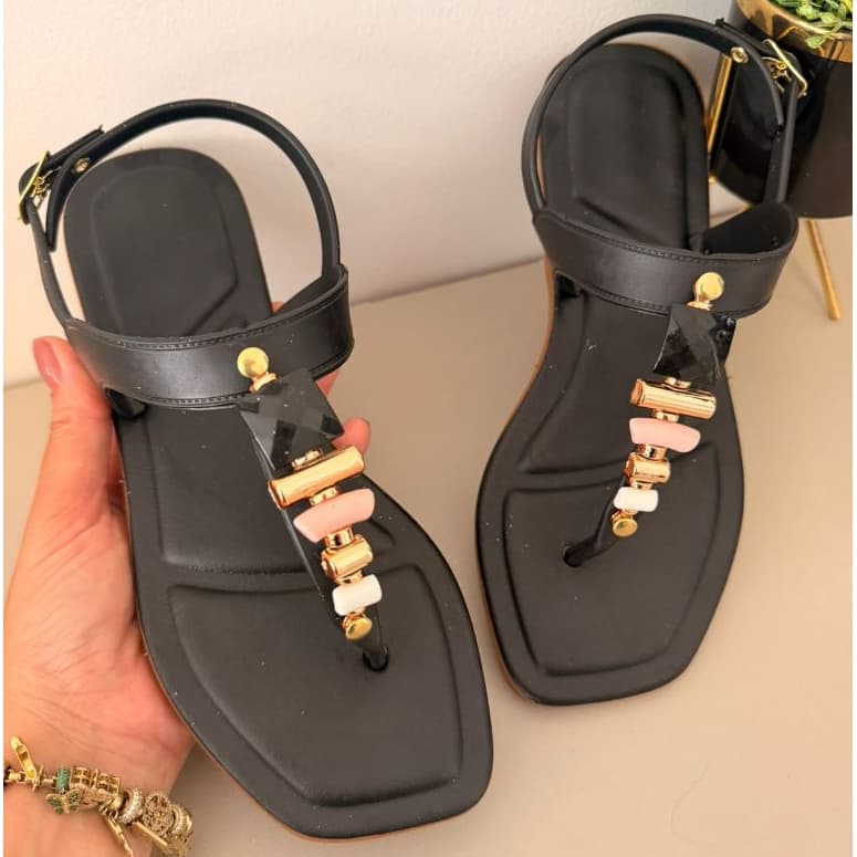 Sandalia Feminina Casual Leve Confortável